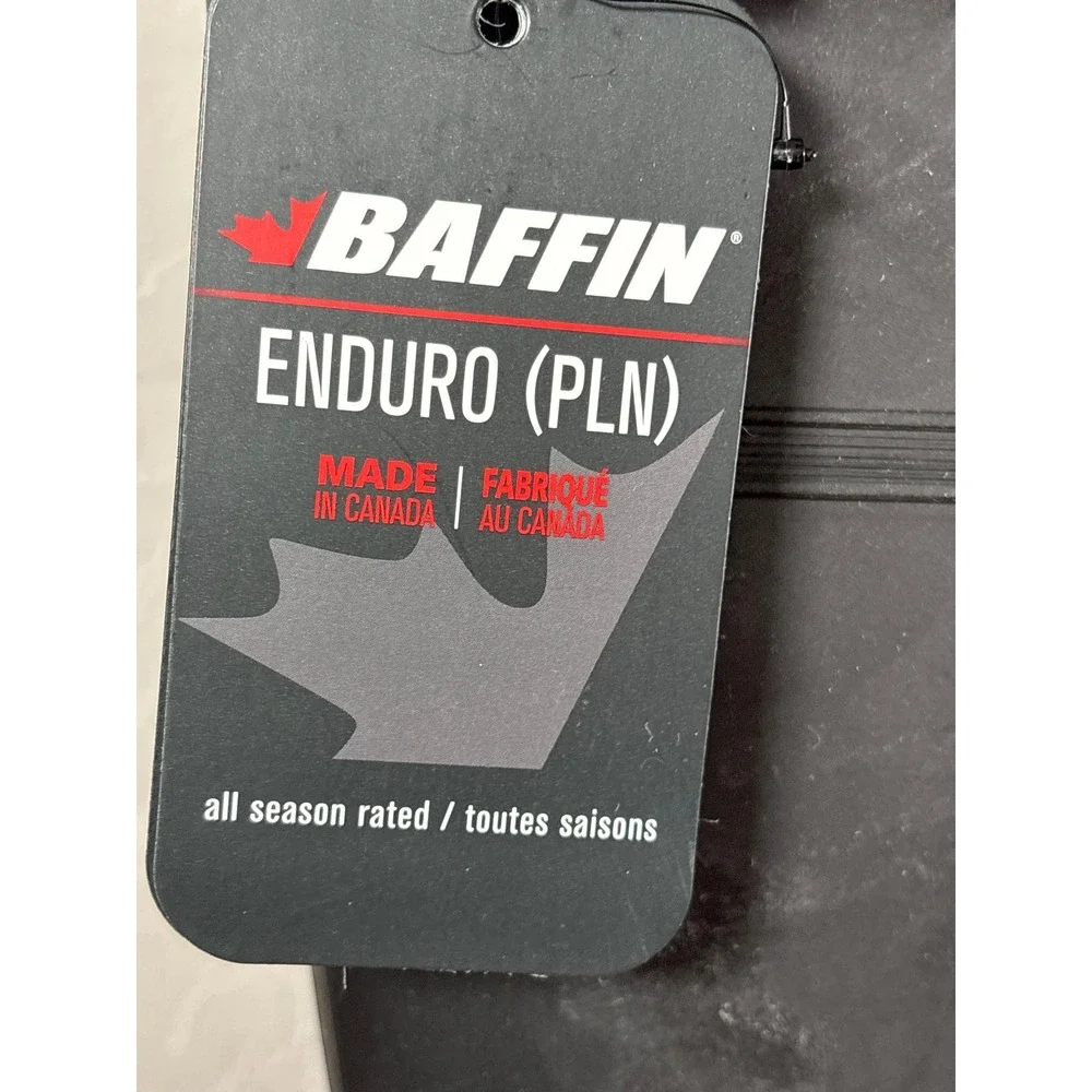 Baffin Enduro PLN Mens Black Green Rubber All Season Work Boots 96650000 Size 9